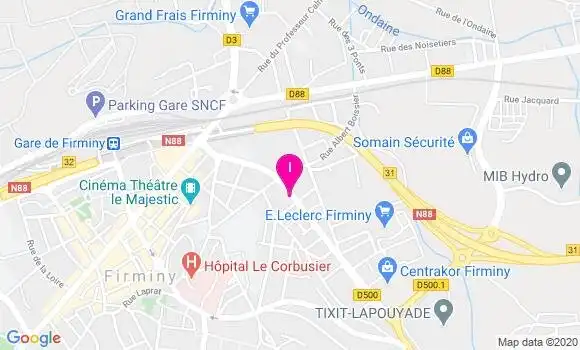 Localisation Catherine Ferret