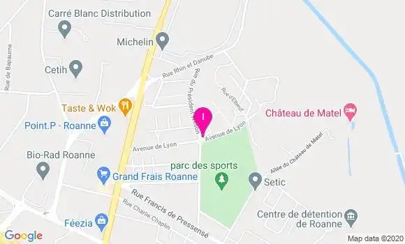 Localisation Fabienne Forgeat