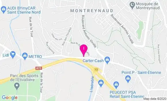 Localisation Myriam Rivet Granger