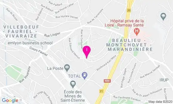 Localisation Nicole Martin