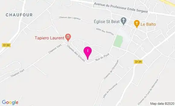 Localisation Jean Jacques Simonot
