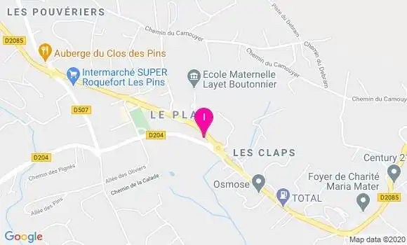 Localisation Jacqueline Damani