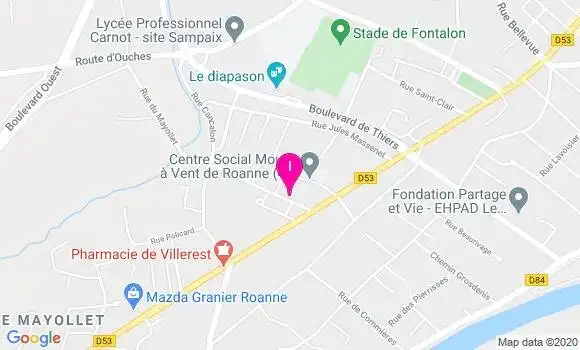 Localisation Jean Paul Klosek