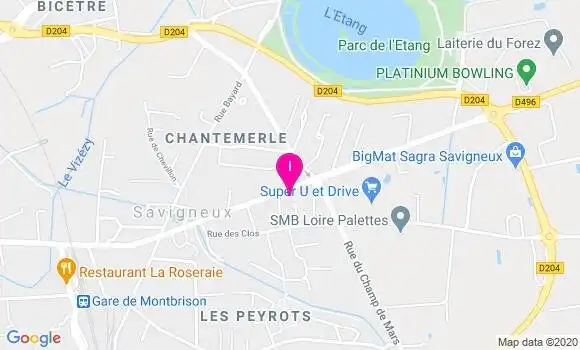 Localisation Frederique Masson