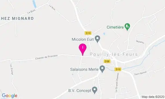 Localisation Elise Perroton