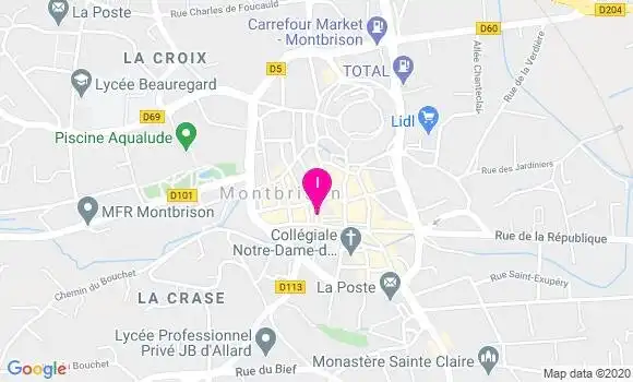 Localisation Sabine Vernet