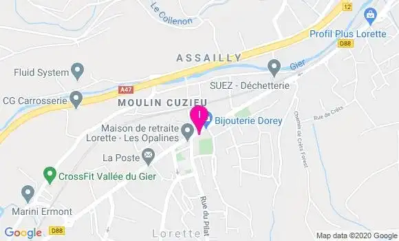 Localisation Severine Vozar