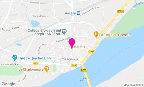 Localisation Claudine Joubert
