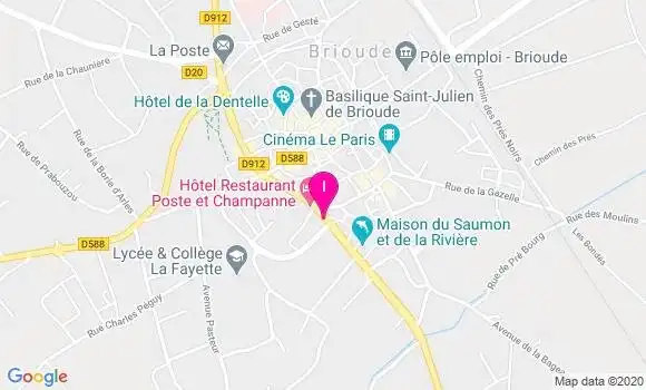 Localisation Laurianne Charbonnel