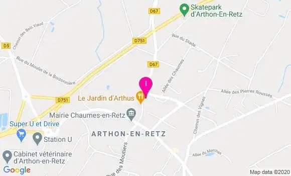 Localisation Dan Gaulpier Daillet