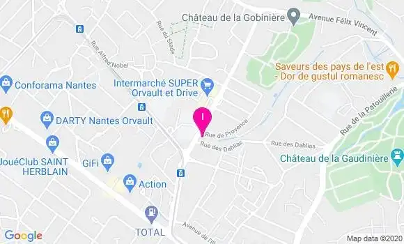 Localisation Marie Gabrielle Piraud