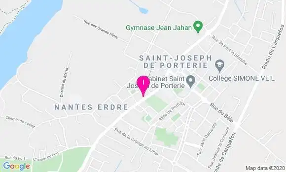 Localisation Anne Sophie Peneau