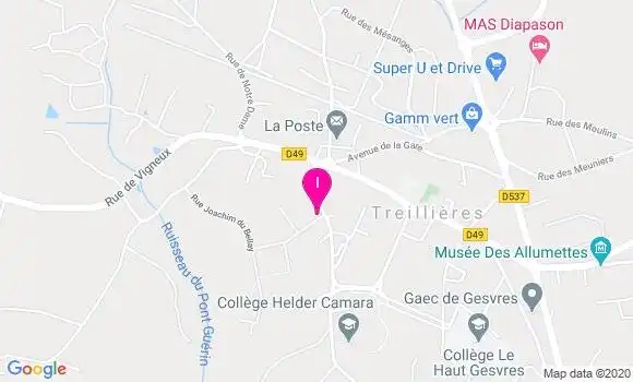 Localisation Sylvie Briere