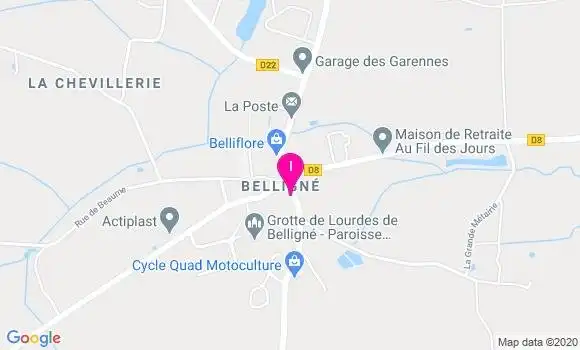 Localisation Isabelle Lescoublet