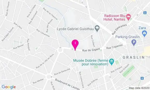 Localisation Isabelle Pichodo