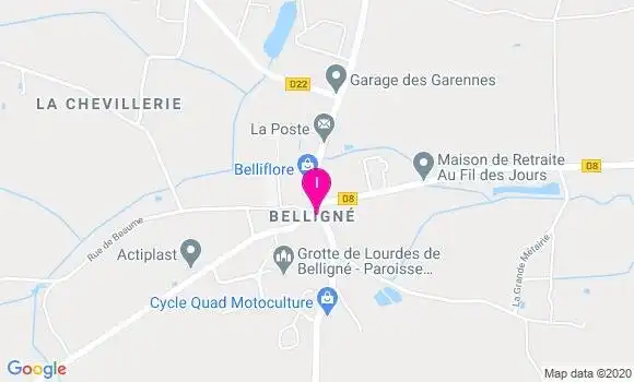 Localisation Maryse Lecugy