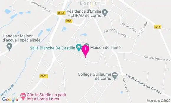 Localisation Charlotte Billault