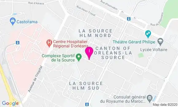 Localisation Amelie Abanda