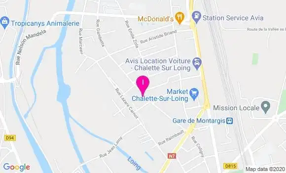 Localisation Geraldine Lambert