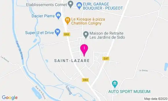 Localisation Antony Ricci
