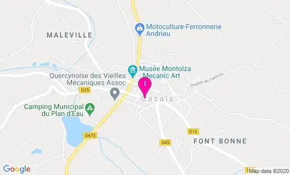 Localisation Marie Cecile Taris