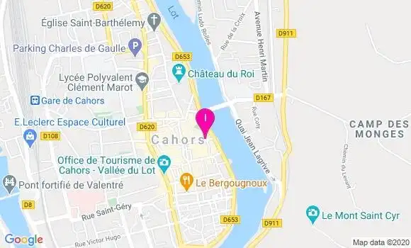Localisation Emilie Barget