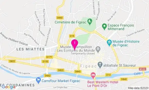 Localisation Isabelle Carpentier