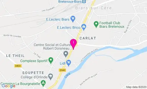 Localisation Jean Philippe Marty