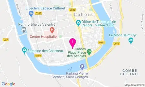 Localisation Erika Tabaraud Borde