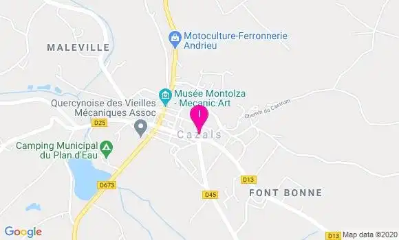 Localisation Bernadette Couffignals