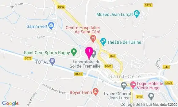 Localisation Martine Pedamond