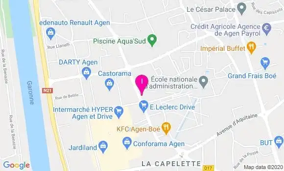 Localisation Jacqueline Tousseul Renaudin