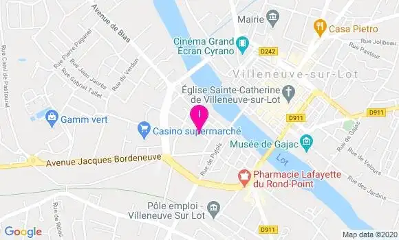 Localisation Danick Blandiniere