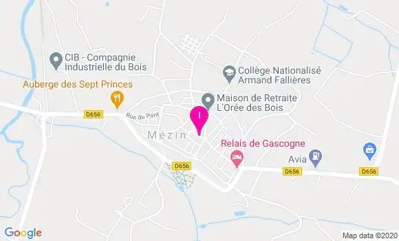 Localisation Catherine Sabathe