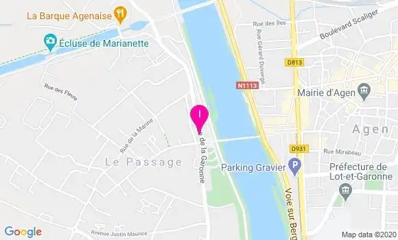 Localisation Sandrine Chatelas Laffargue