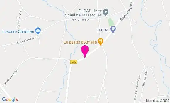 Localisation Pierre Bayze