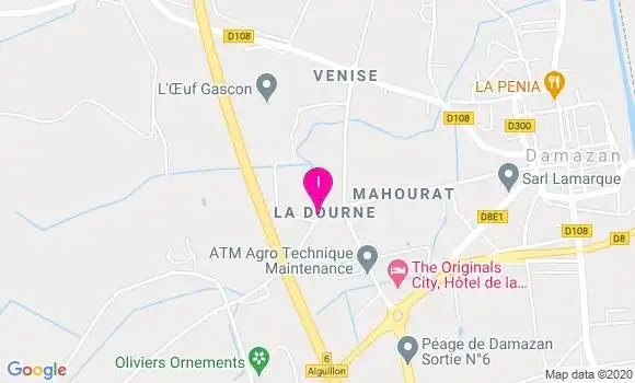 Localisation Isabelle Bourrousse Polet