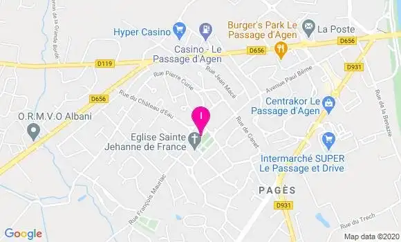 Localisation Patricia Pinetre