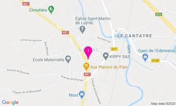 Localisation Marie Pierre Monestes
