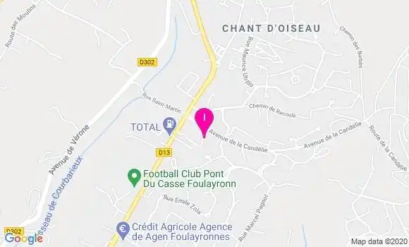 Localisation Marie Helene Vinet
