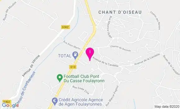 Localisation Nathalie Fedou