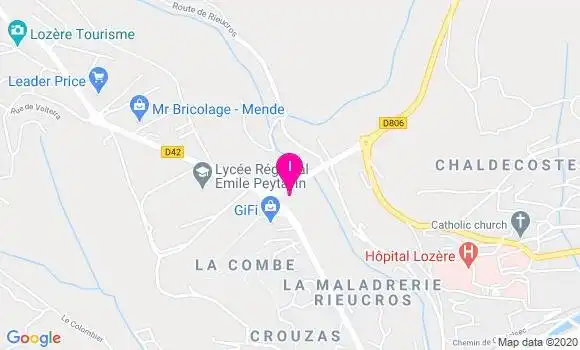 Localisation Odile Constant
