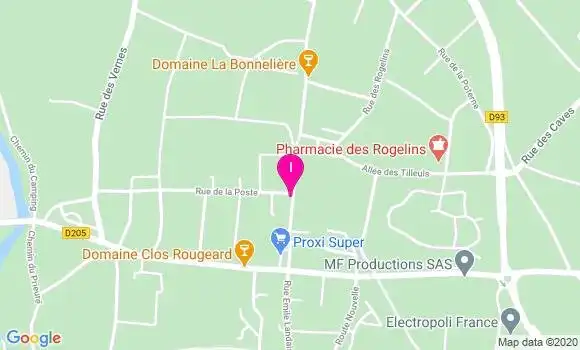 Localisation Claudia Pagnier