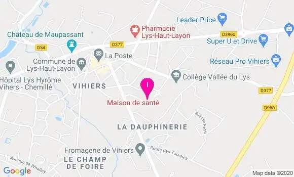 Localisation Marie Agnes Bordron Pasquier