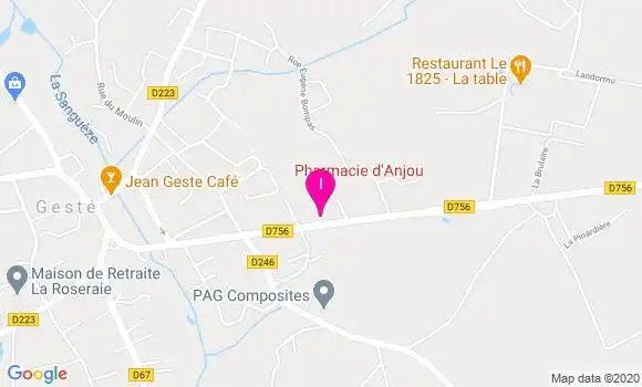 Localisation Mathilde Baudry