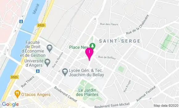 Localisation Isabelle Brecheteau