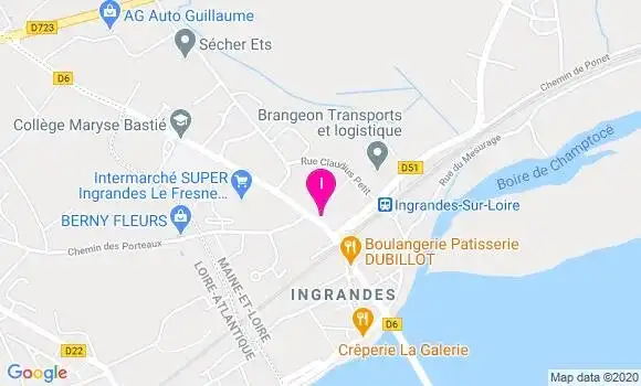 Localisation Michelle Guibert