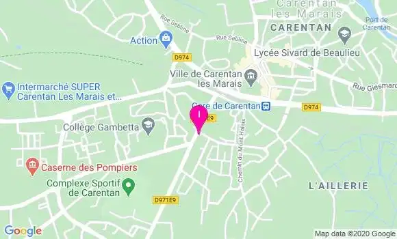 Localisation Christine Marie