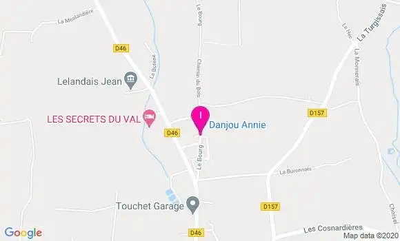 Localisation Marlene Hamelin