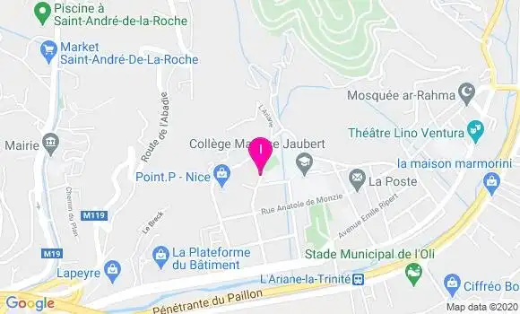 Localisation Nathalie Vesel